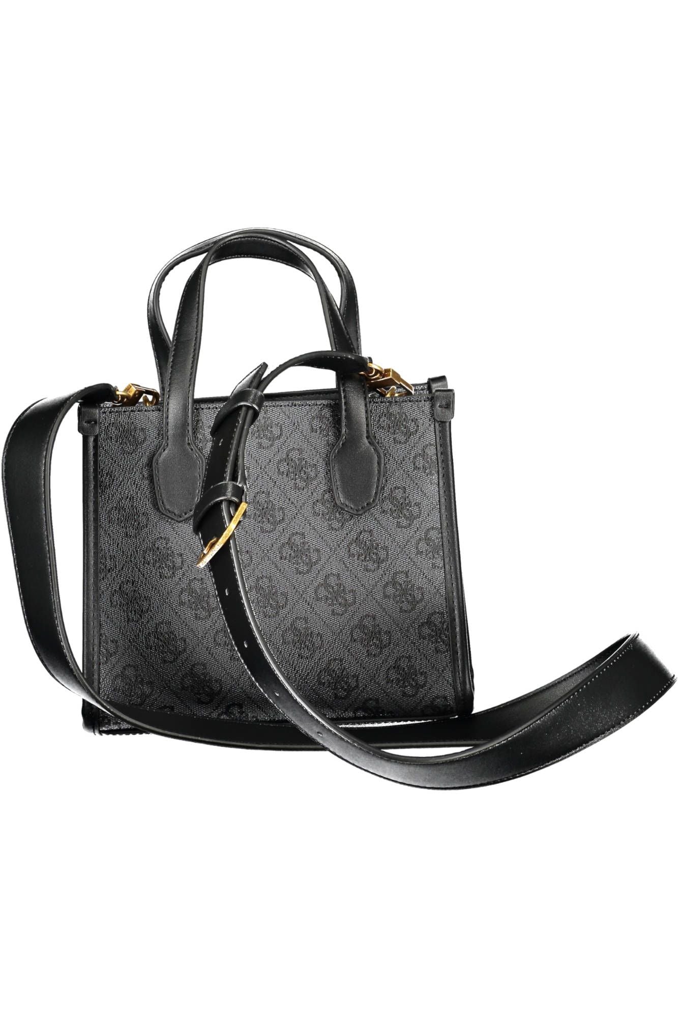 Chic Black Dual-Compartment Handbag