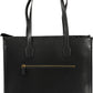 Chic Black Polyurethane Shoulder Bag