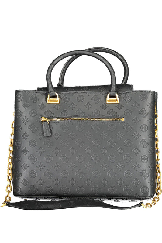 Chic Black Chain-Strap Handbag for Elegant Outings