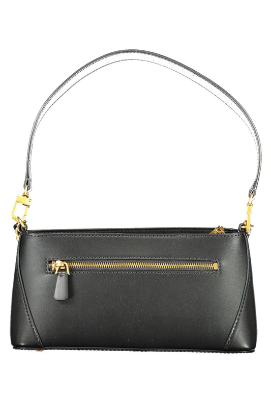 Chic Black Chain-Handle Shoulder Bag