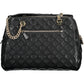 Chic Black Two-Chain Shoulder Handbag