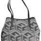 Chic Convertible Black Handbag with Pochette