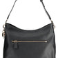 Chic Black Polyurethane Shoulder Bag