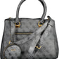 Elegant Black Multi-Compartment Handbag