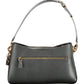 Chic Black Contrasting Detail Shoulder Handbag