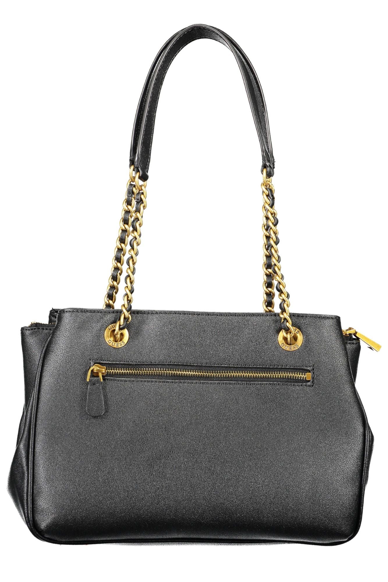 Chic Black Multi-Compartment Handbag