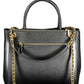 Elegant Two-Tone Chain Handle Handbag