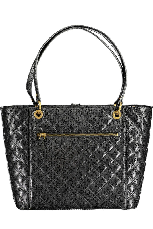 Elegant Black Guess Shoulder Bag