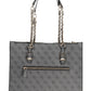 Chic Black Chain Handled Shoulder Bag