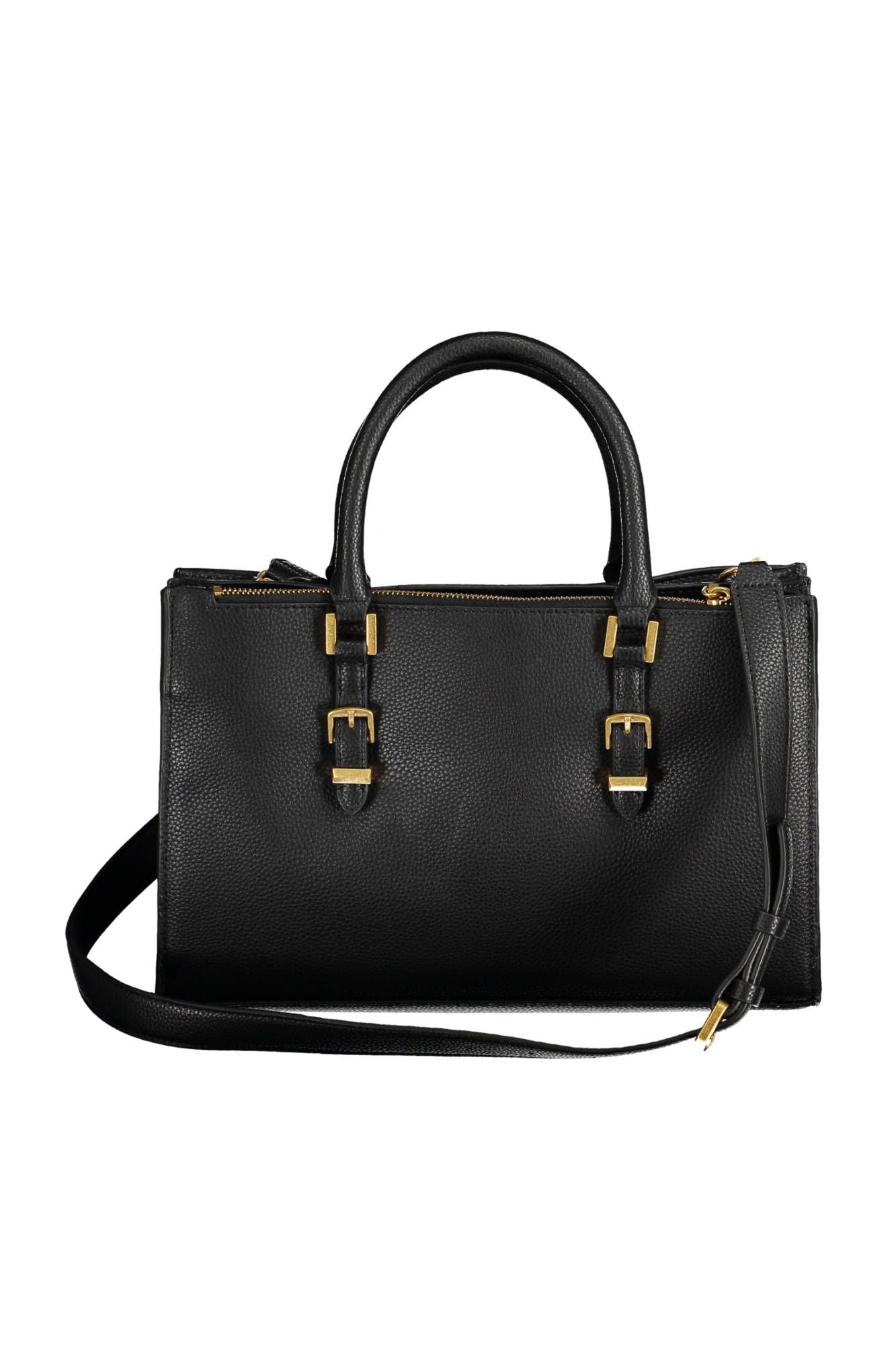 Chic Black Guess Dual-Compartment Handbag