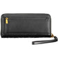 Chic Contrasting Details Zip Wallet