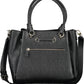 Chic Black Polyurethane Shoulder Bag