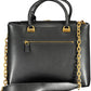 Elegant Black Chain-Strap Tote Bag