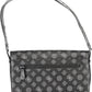 Chic Black Triple Compartment Shoulder Bag
