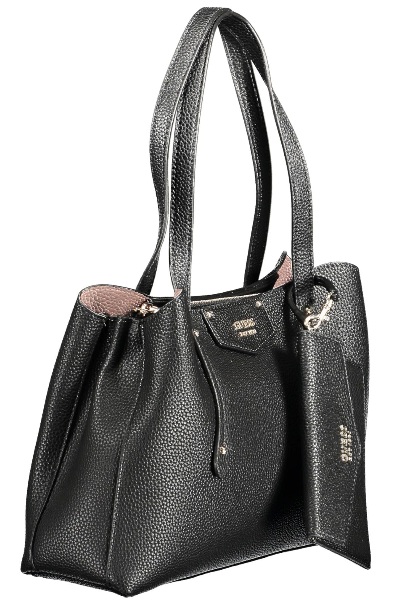 Chic Black Dual-Compartment Handbag