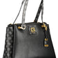 Chic Contrasting Detail Black Handbag