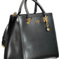 Elegant Black Polyurethane Handbag for Women