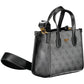Chic Black Dual-Compartment Handbag