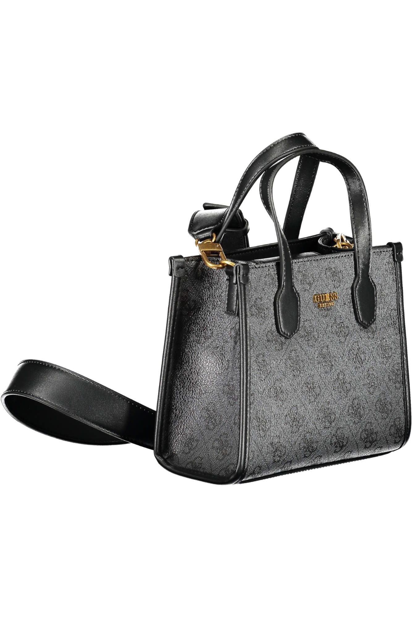 Chic Black Dual-Compartment Handbag