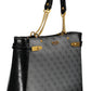 Chic Black Chain-Handle Shoulder Bag