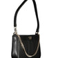Chic Black Chain-Handle Evening Bag