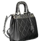 Elegant Black Contrasting Detail Handbag