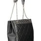 Elegant Black Multi-Compartment Handbag