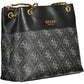 Chic Black Chain-Handle Shoulder Bag
