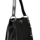 Chic Snap-Closure Shoulder Bag with Contrasting Details