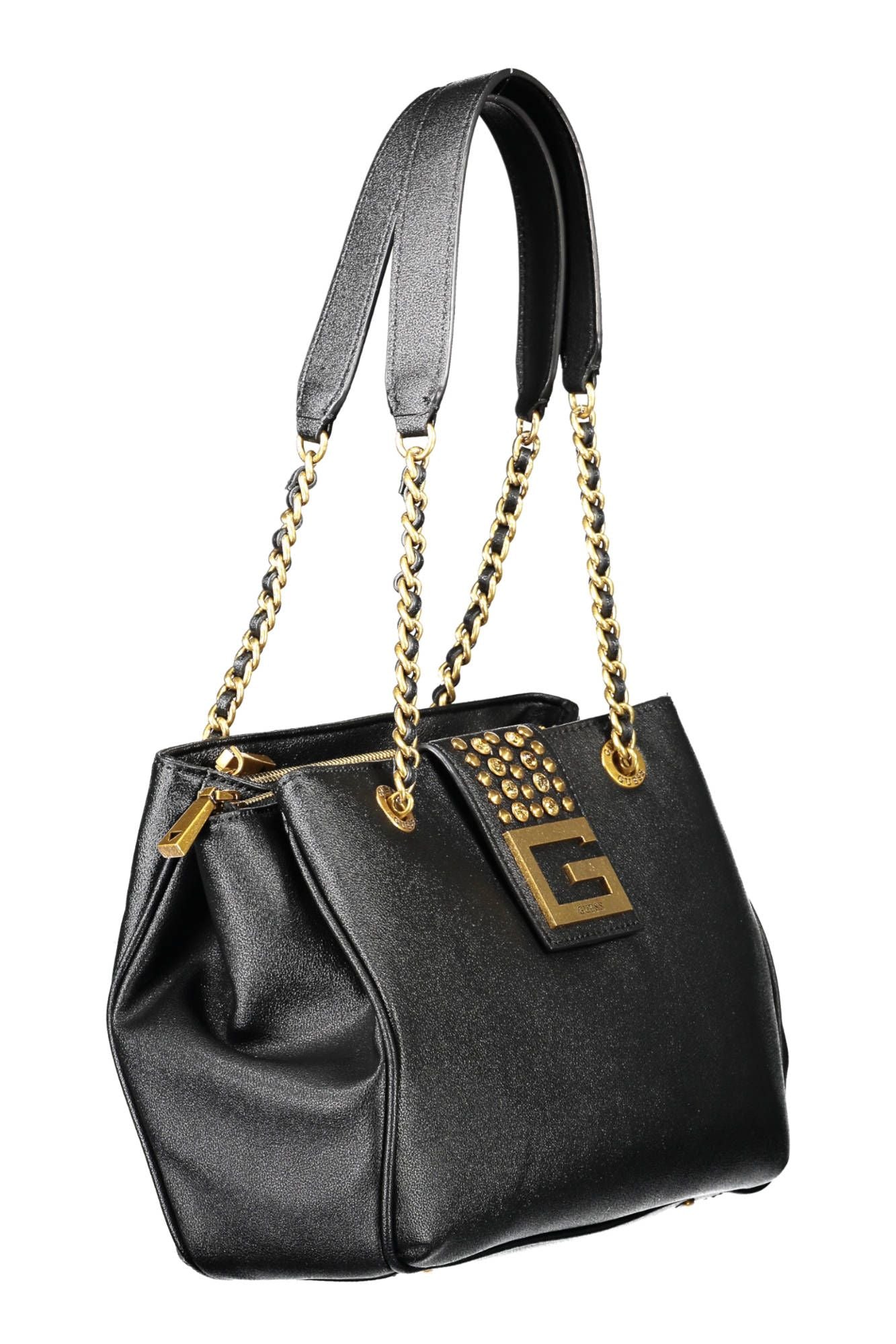 Chic Black Multi-Compartment Handbag