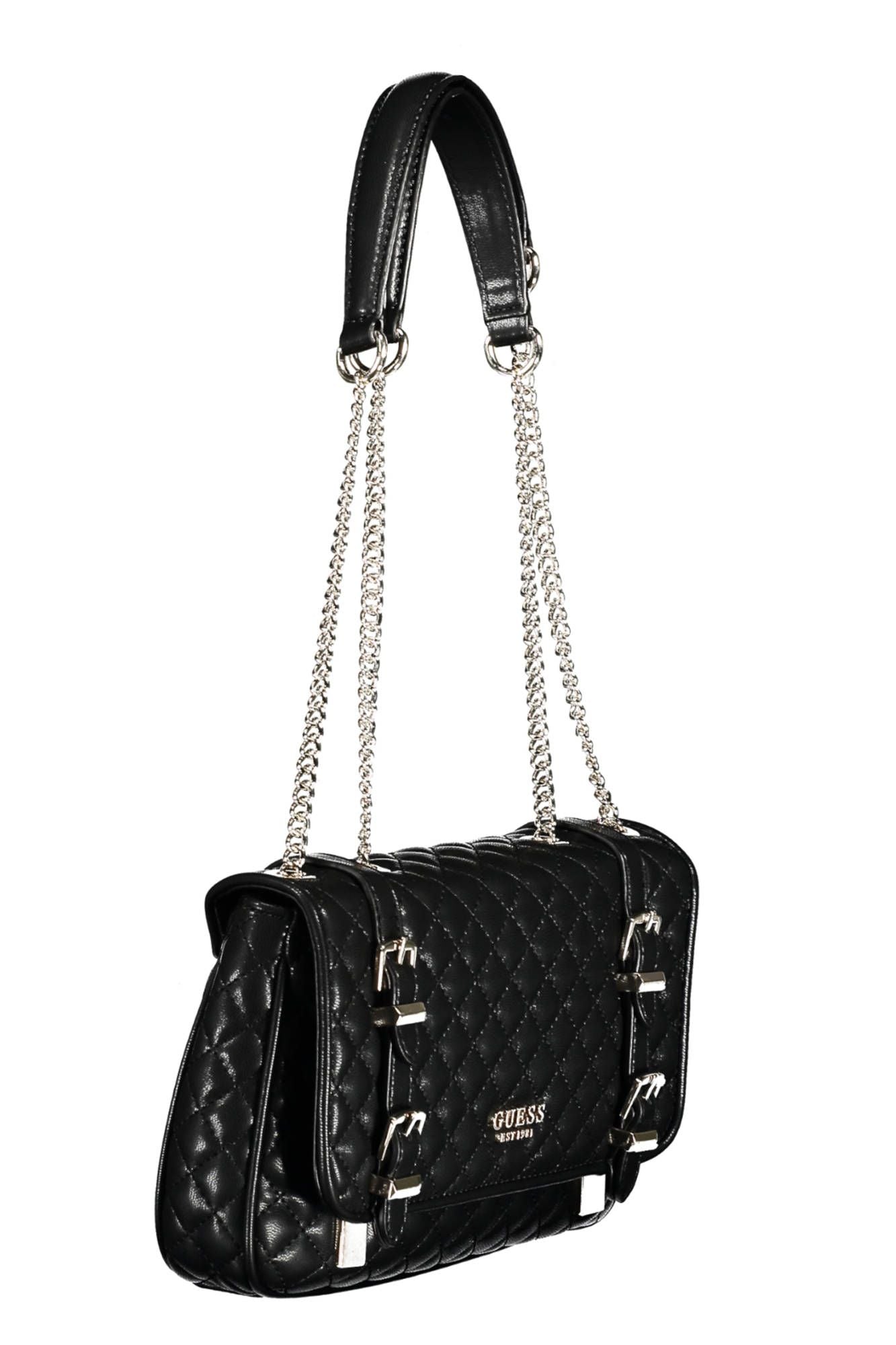 Elegant Black Chain Shoulder Handbag