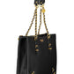 Chic Black Chain-Strap Shoulder Bag