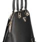 Chic Black Guess Handbag with Contrasting Details
