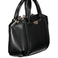 Chic Black Contrasting Detail Tote Bag