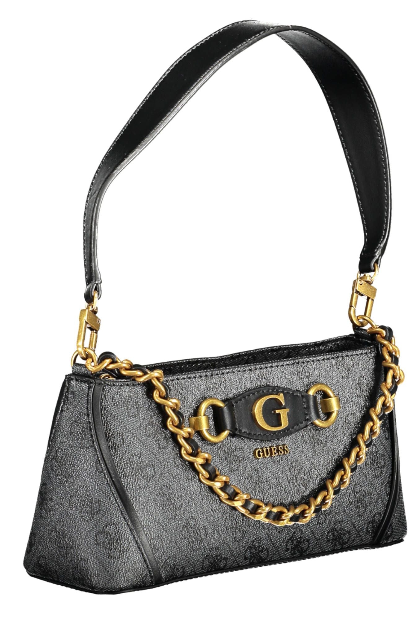 Elegant Black Chain Handle Handbag