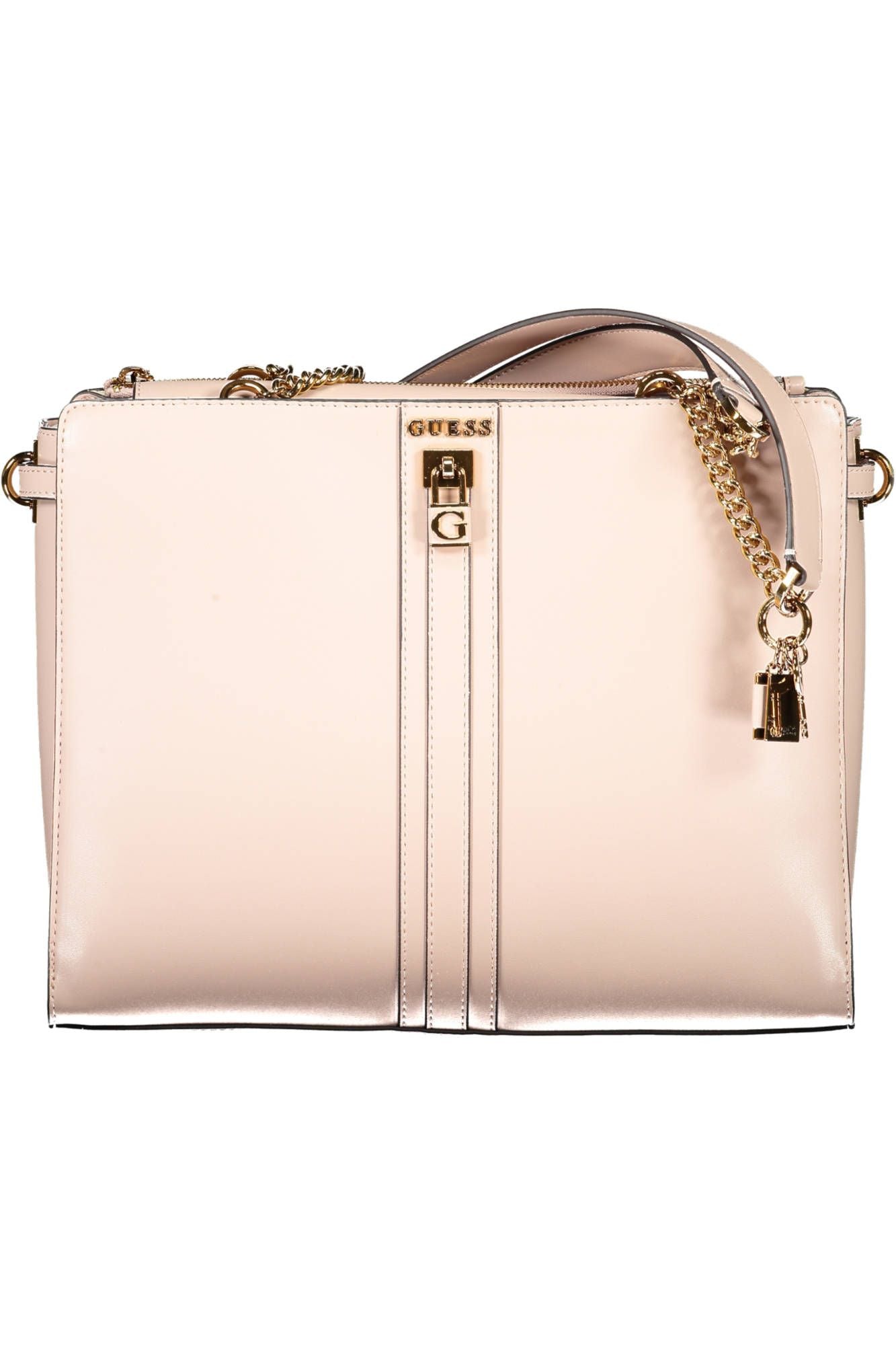 Chic Pink Chain Shoulder Bag