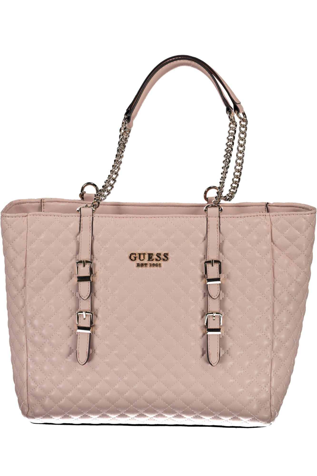 Chic Pink Chain-Handle Shoulder Bag