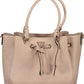 Chic Pink Drawstring Handbag – Timeless Elegance