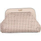 Elegant Pink Handbag with Contrasting Details