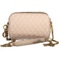 Chic Pink Chain Shoulder Bag with Contrasting Details