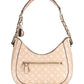 Chic Pink Guess Shoulder Bag with Contrasting Details