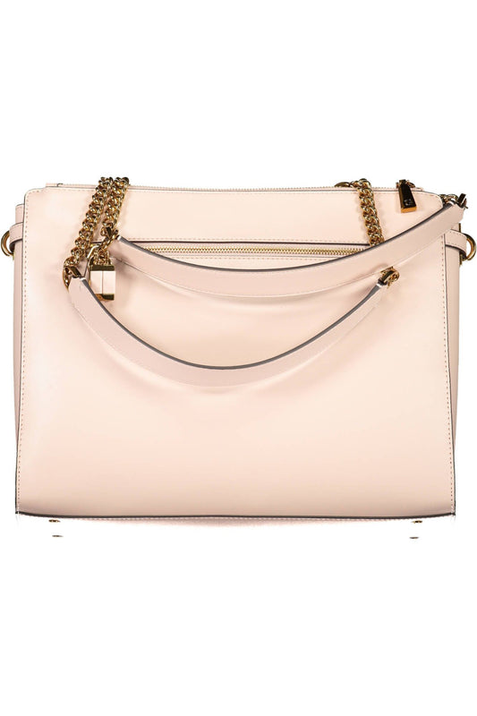 Chic Pink Chain Shoulder Bag