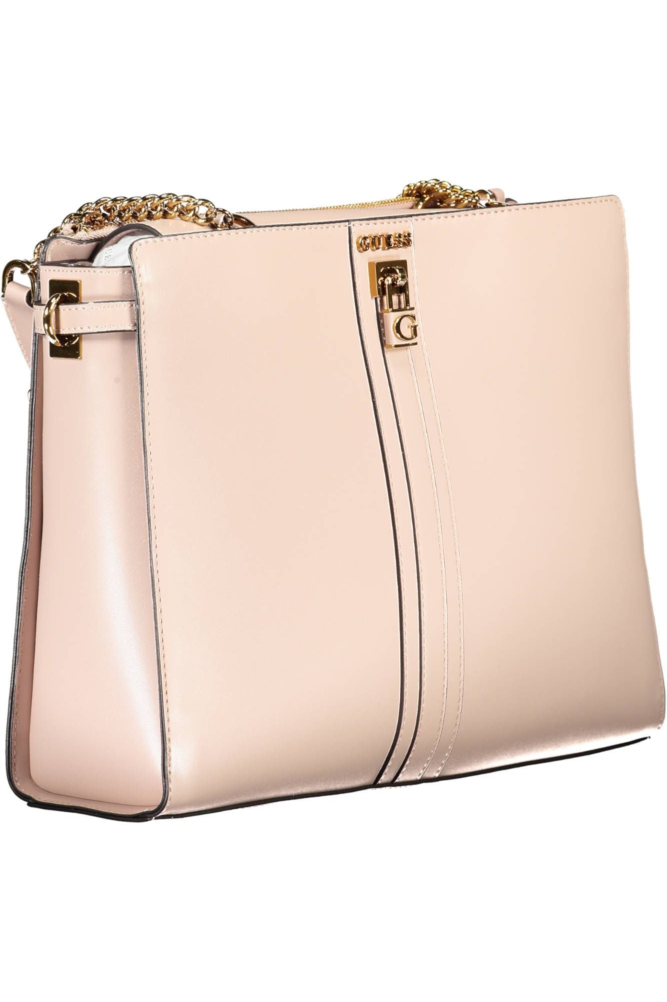 Chic Pink Chain Shoulder Bag