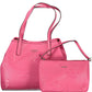 Pink Chic Shoulder Bag with Contrasting Details