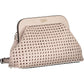 Elegant Pink Handbag with Contrasting Details