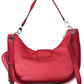 Chic Red Guess Polyurethane Handbag with Coin Purse