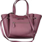 Elegant Purple Handbag with Versatile Straps