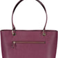 Chic Purple Guess Tote with Elegant Detailing