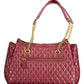 Elegant Purple Chain-Handle Shoulder Bag