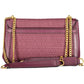 Chic Purple Chain Handle Shoulder Bag